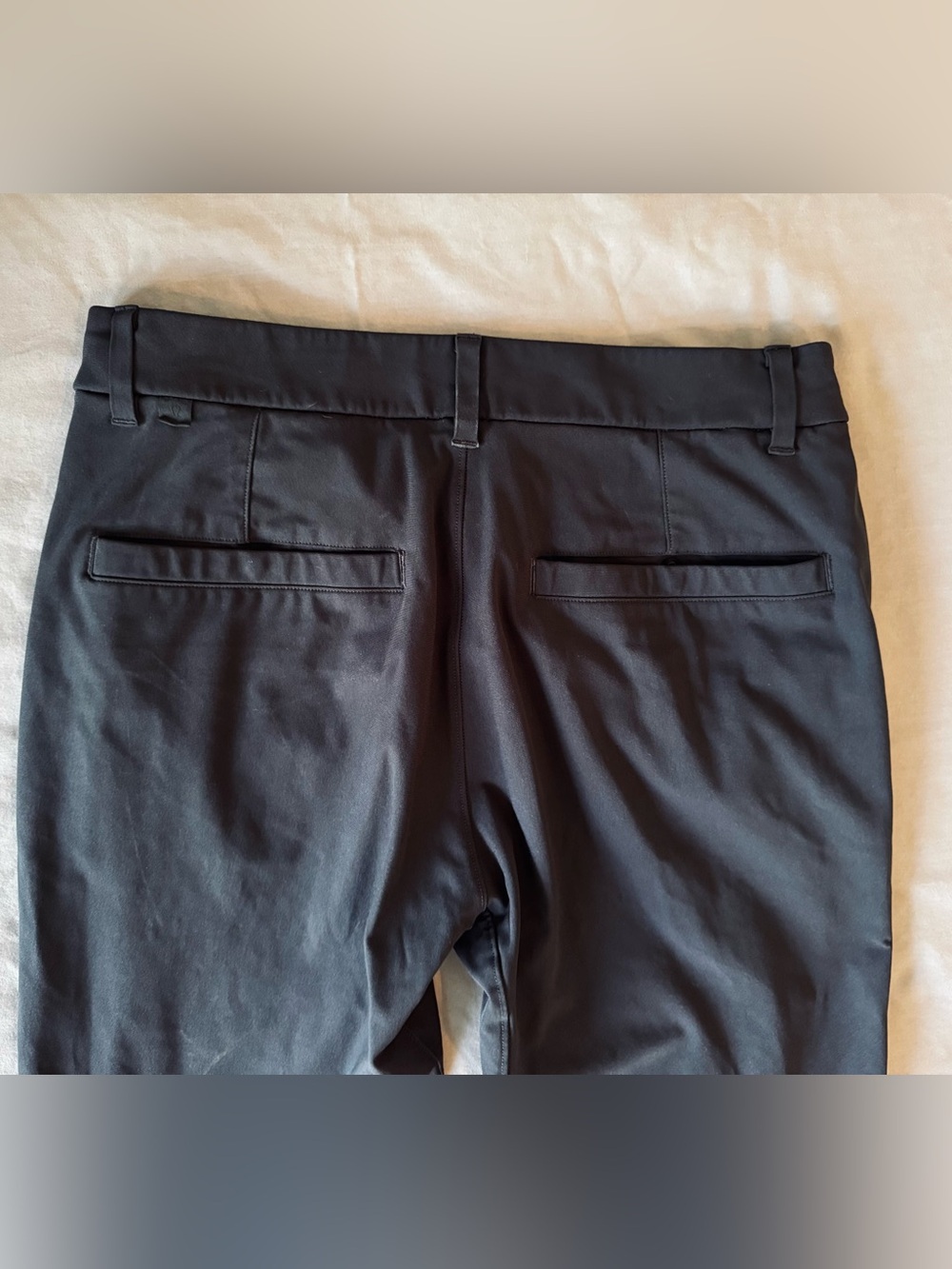 LULULEMON Men's Commission Pant Dark Grey Slim Chinos Technical Pants - Picture 11 of 16
